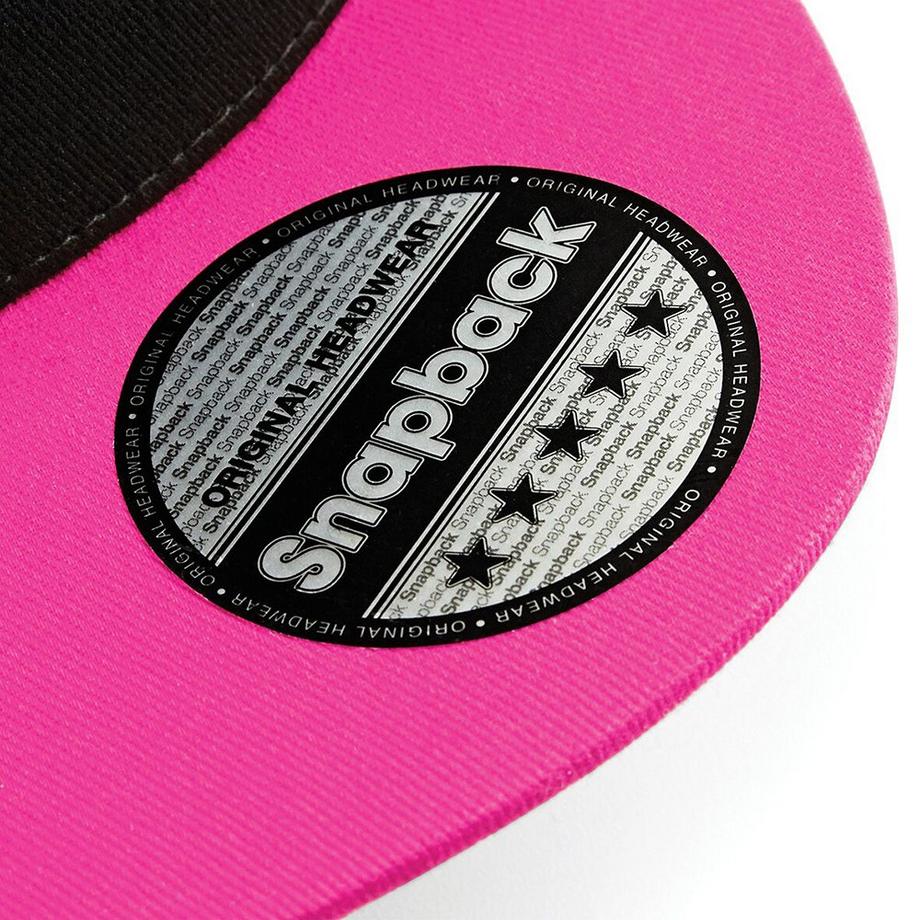 Beechfield 5 Panel Kontrast Snapback Kappe  