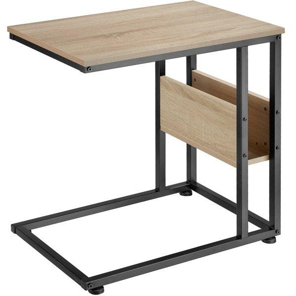 Tectake Table d’appoint WIGAN 55x36,5x60cm  