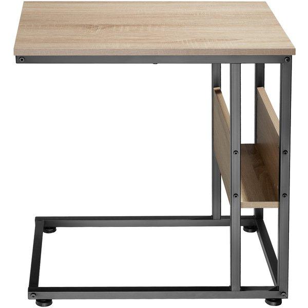 Tectake Table d’appoint WIGAN 55x36,5x60cm  