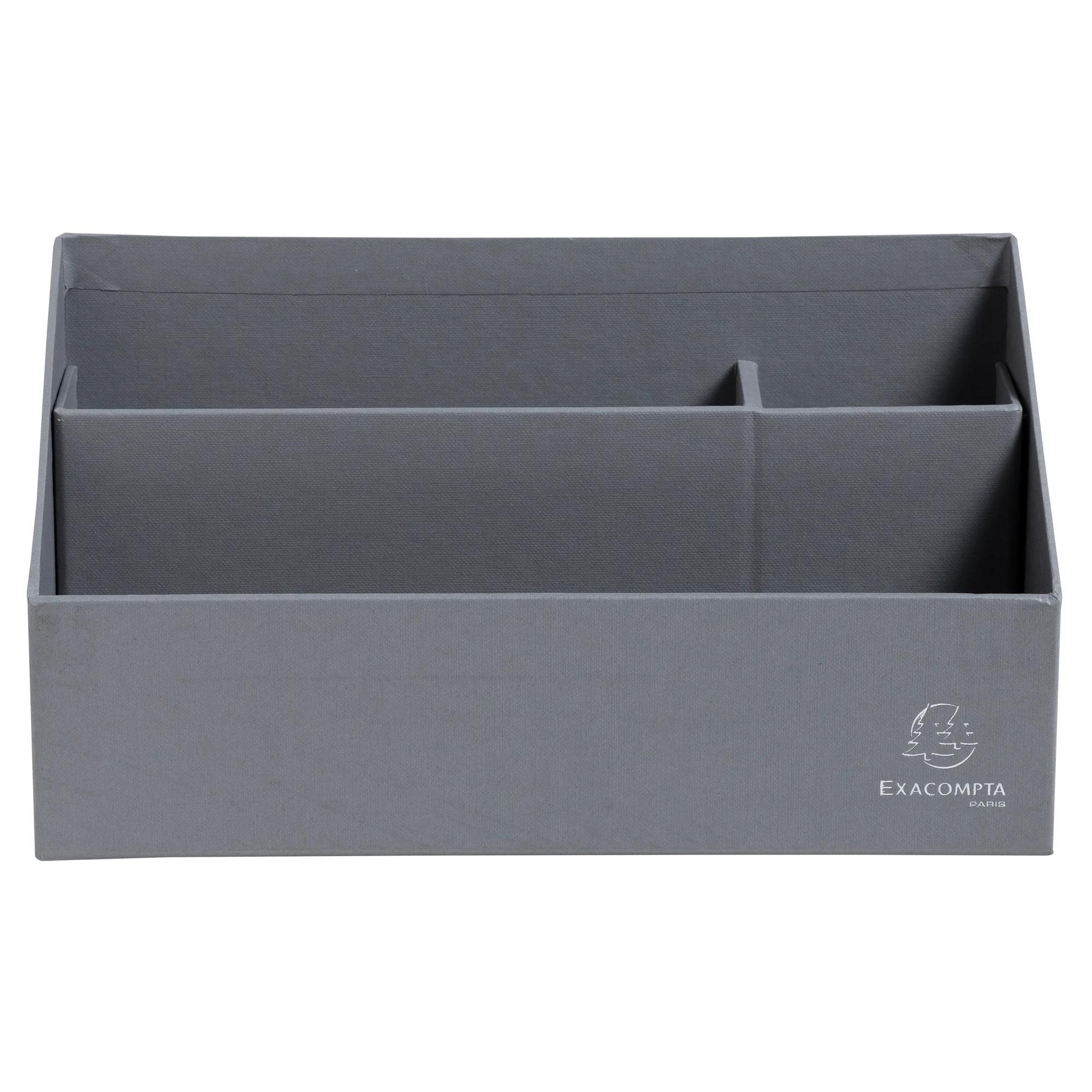 Exacompta Trieur vertical / porte lettres 3 compartiments carton Teksto - x 4  