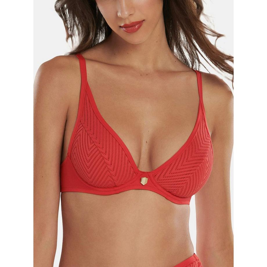 Verstellbare Träger-Badeanzugoberteil mit Armatur Santorini