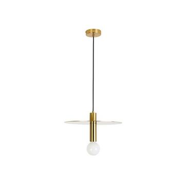 Lampadario D. 20 x H. 165 cm in Metallo Dorato - BURNABY