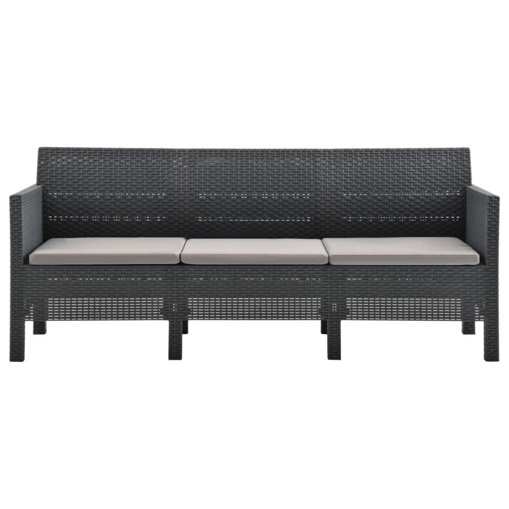 VidaXL Garten-lounge-set polypropylen  