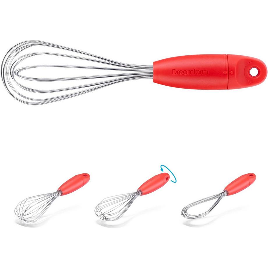 Dreamfarm  Mini Flisk Fouet pliable Rouge 