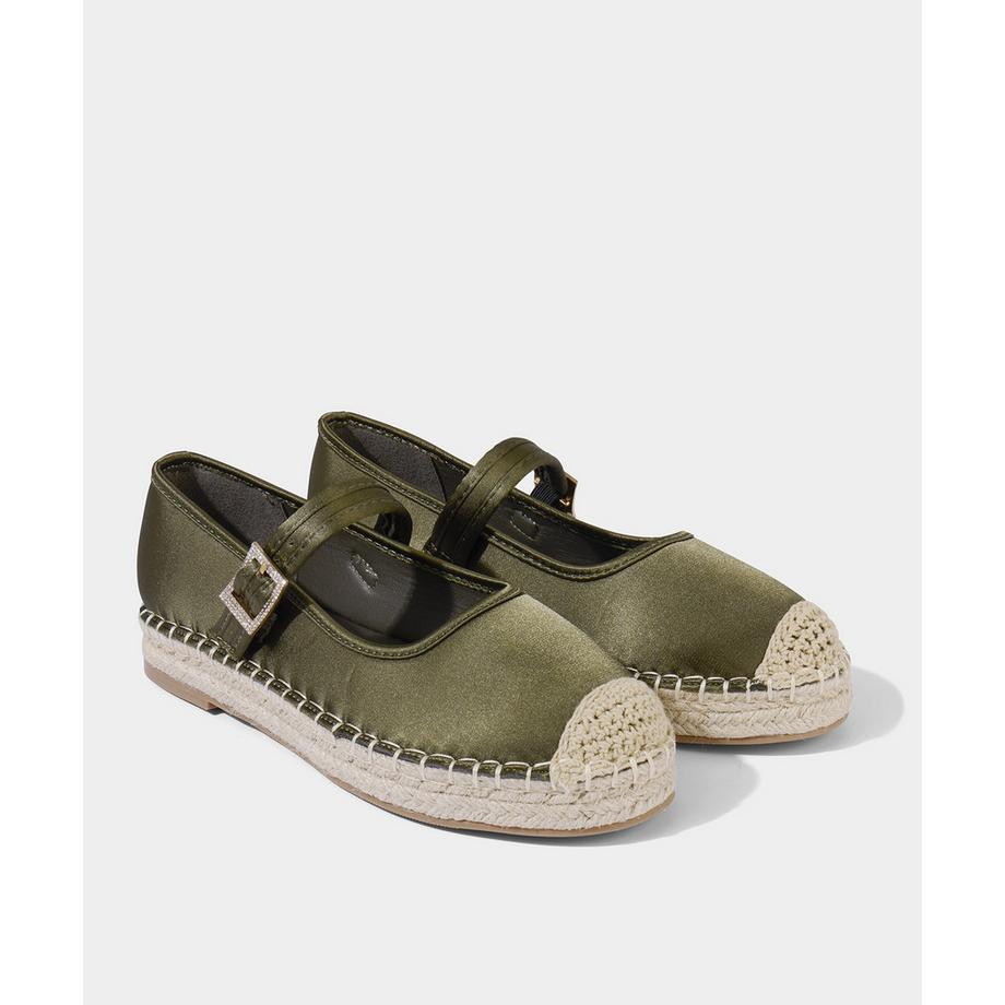 Joe Browns Espadrilles Satin Avec Boucle  