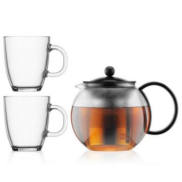 Teebereiter mit Edelstahlfilter ASSAM SET