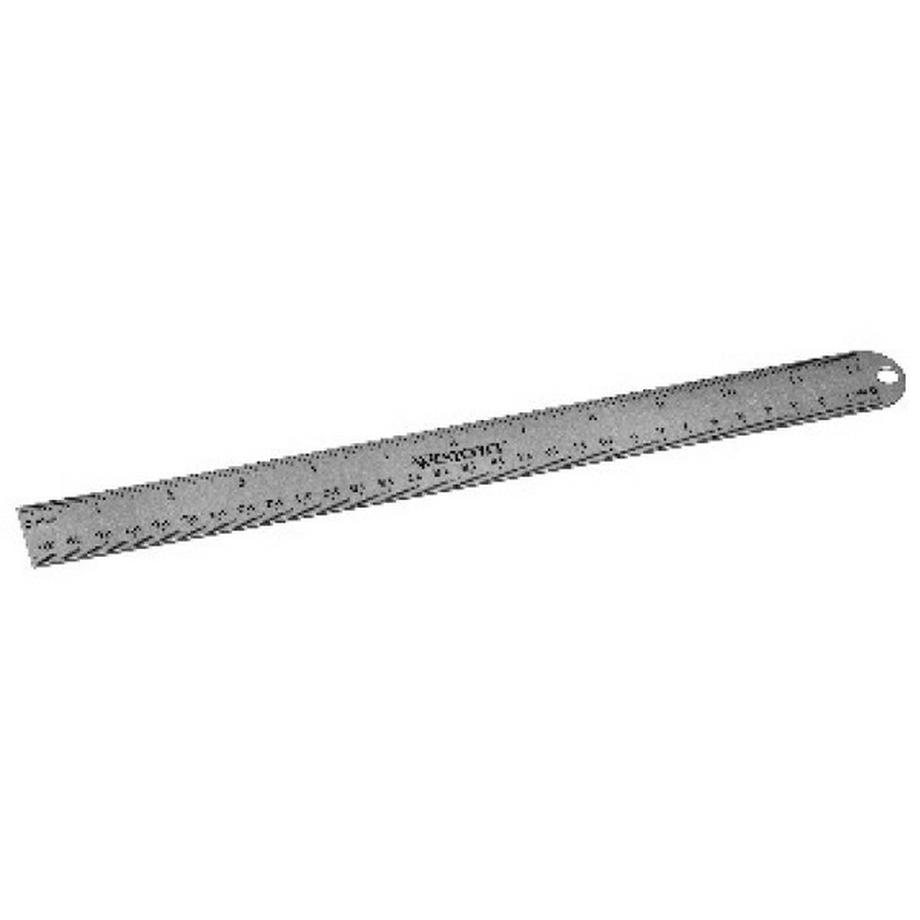 WESTCOTT  WESTCOTT Aluminium Lineal 30cm E-1417600 cm/inch Scala 