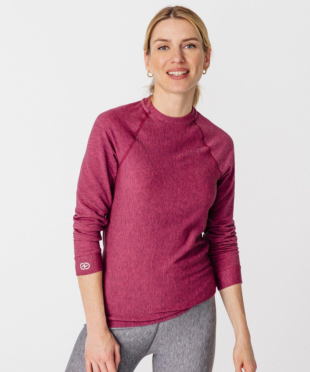 Image of T-shirt Comfort Mit Rundhalsausschnitt, , Sport. Damen Rosa 34/36