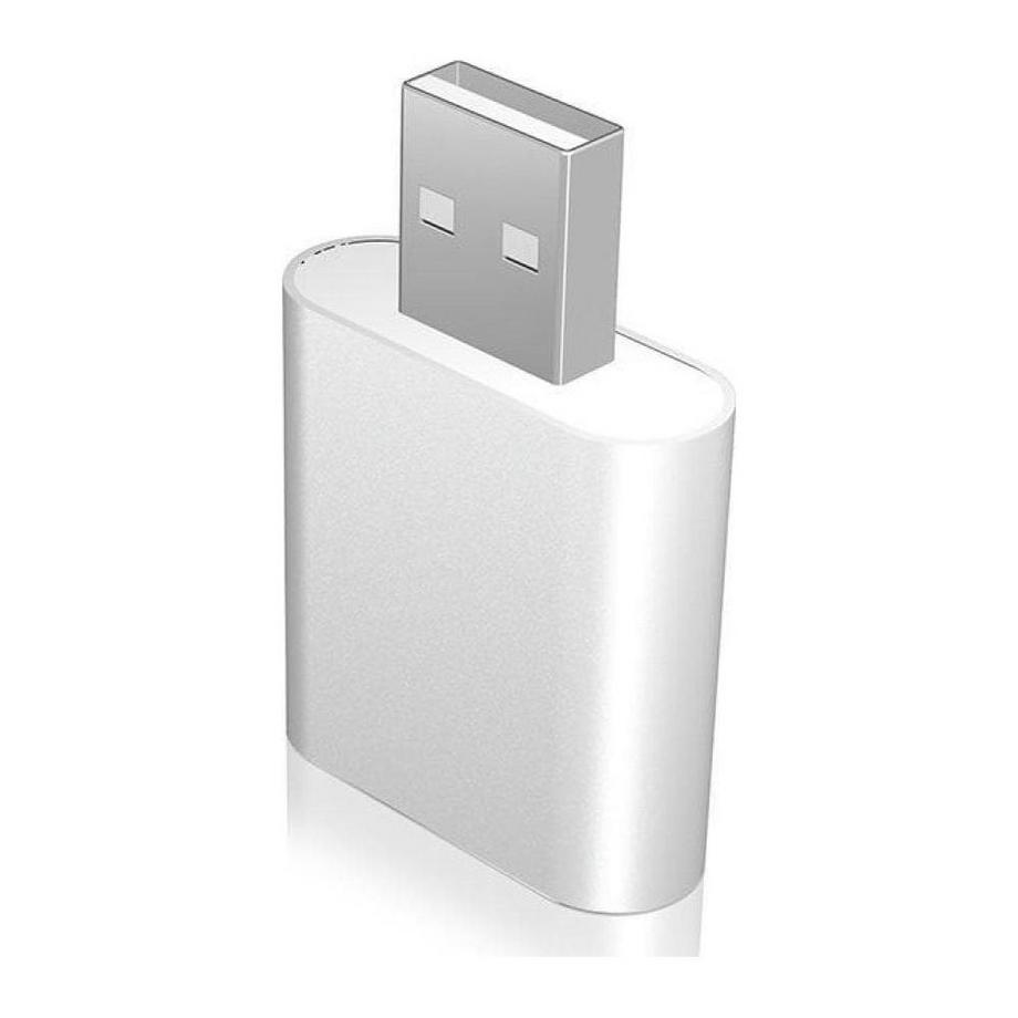ICY Box  ICY BOX Head- & Microphone Adapter IB-AC527 2x 3.5 mm jack to usb 2.0 