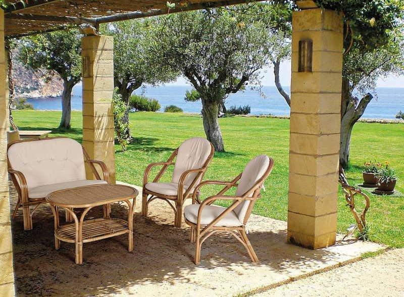 mutoni Fauteuil de jardin avec coussins Golf New  