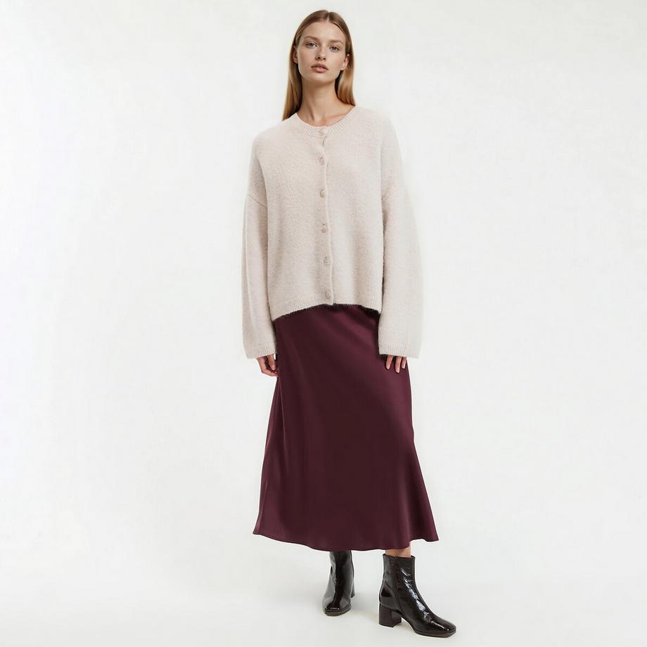 La Redoute Collections Cardigan alpaga mélangé  