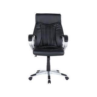 Beliani Fauteuil de bureau en Cuir PU Traditionnel TRIUMPH  