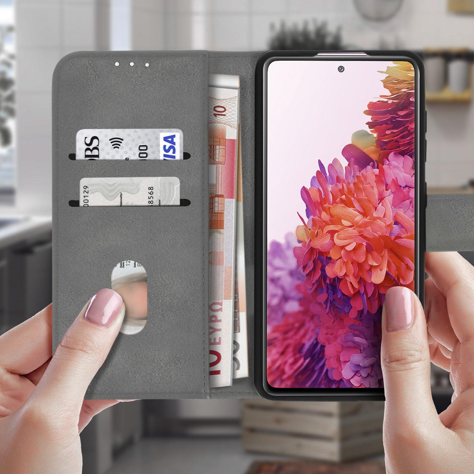 Avizar  Étui Folio Samsung Galaxy S20 FE Gris 