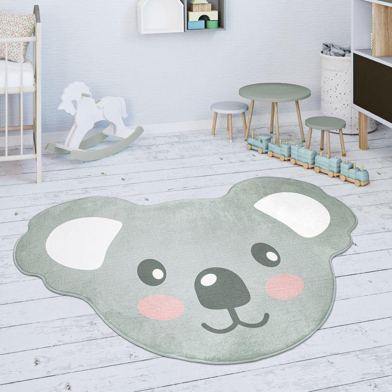Image of Kinderteppich Teppich Kinderzimmer Koala Form Unisex 90x120 cm