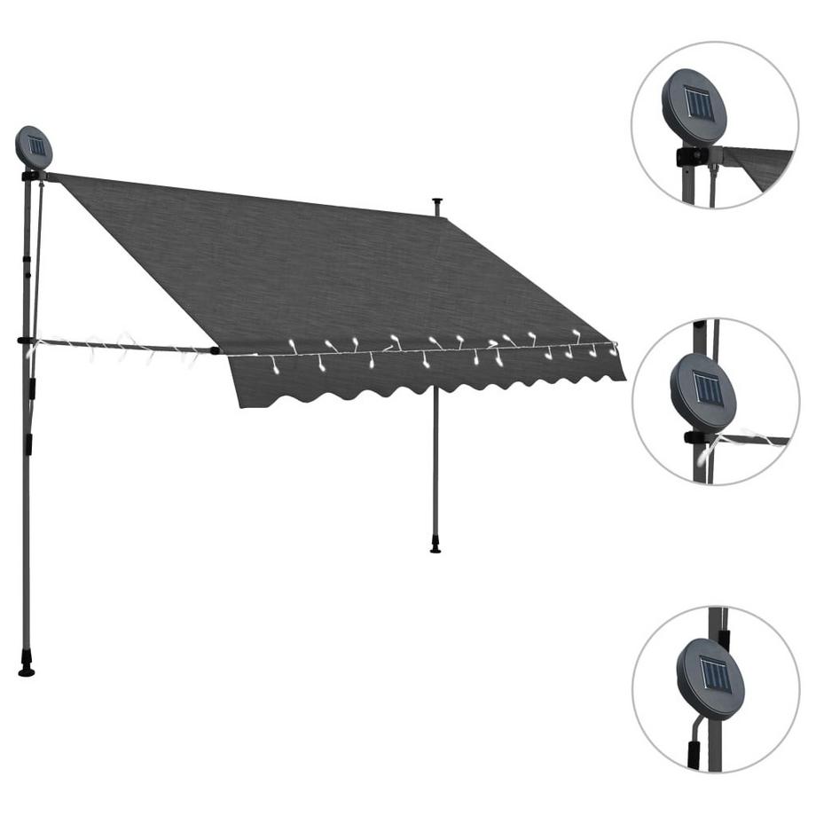 VidaXL tenda da sole retrattile Tessuto  