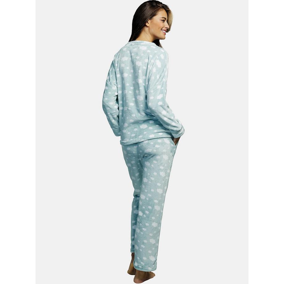 Selmark Pyjama Langarm Polar Oberteil und Hose  