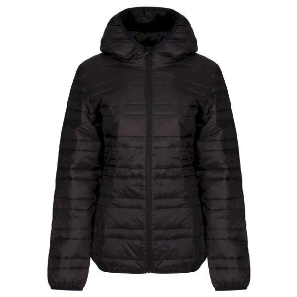Image of Firedown Isolierjacke Zum Falten Damen Schwarz 44