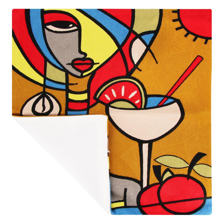 Avizar Lot 2 Housses de Coussin Art Nyssia  