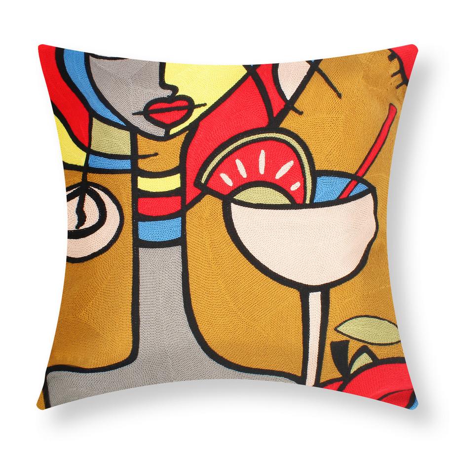 Avizar Lot 2 Housses de Coussin Art Nyssia  