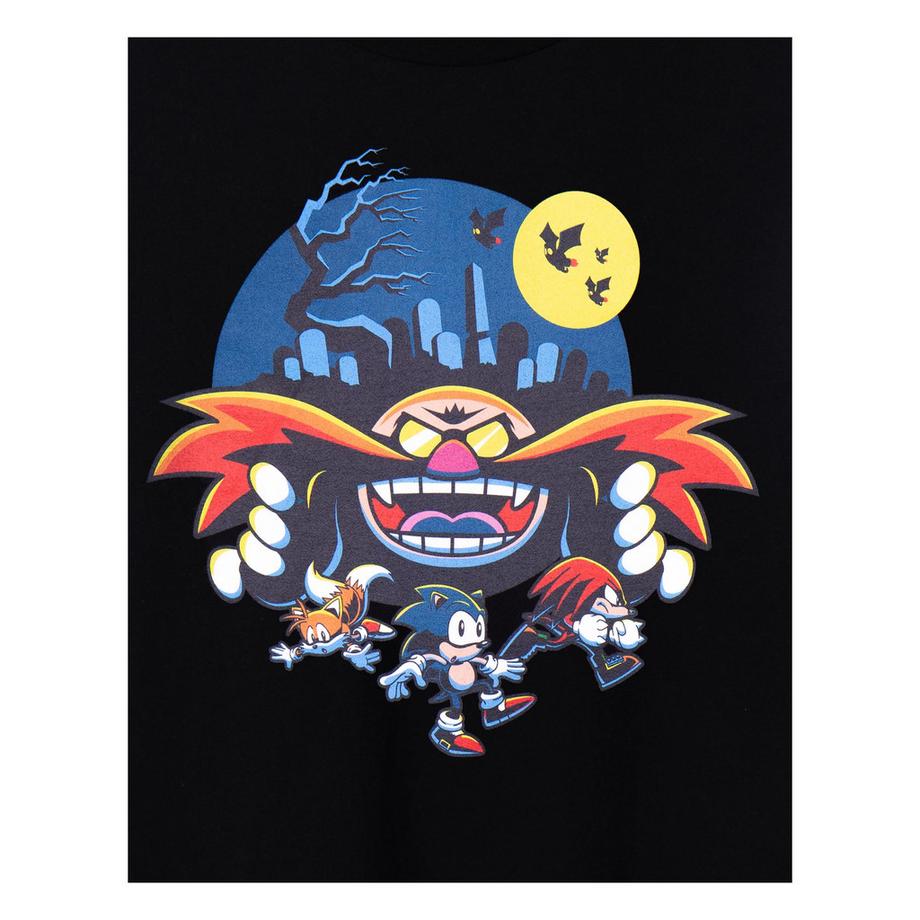 Sonic The Hedgehog T-shirt Halloween Maniche Corte  