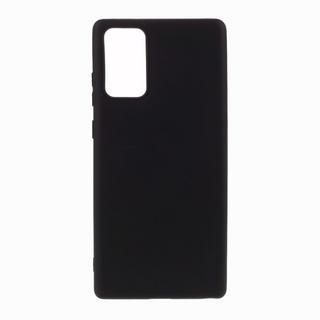 Cover-Discount  Galaxy Note 20 - Matte Silikon Gummi Hülle Schwarz 