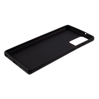 Cover-Discount  Galaxy Note 20 - Matte Silikon Gummi Hülle Schwarz 