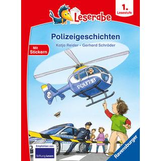 Polizeigeschichten - Leserabe 1. Klasse - Erstlesebuch für Kinder ab 6 Jahren Reider, Katja; Schröder, Gerhard (Illustrationen) Gebundene Ausgabe 