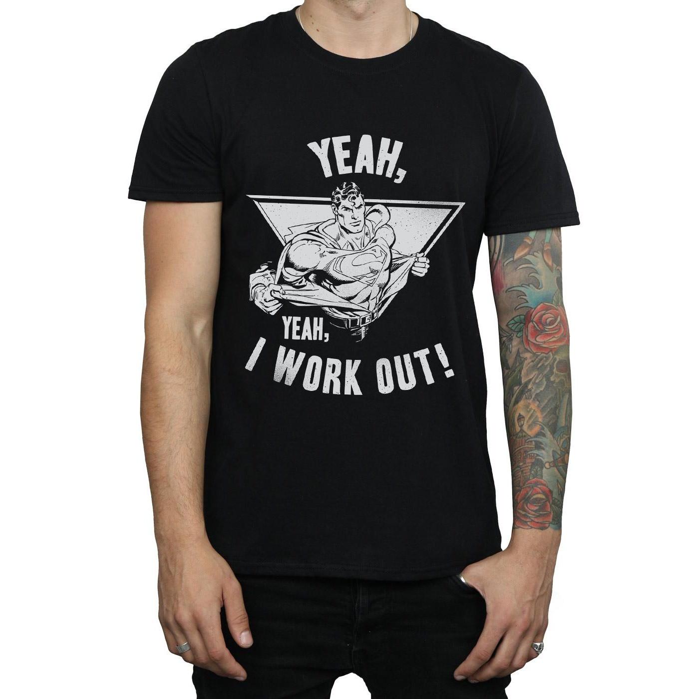 DC COMICS  I Work Out TShirt 