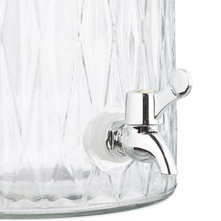 Northio Distributeur de boissons 5 litres à motif carré  