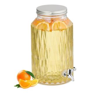 Northio Distributeur de boissons 5 litres à motif carré  