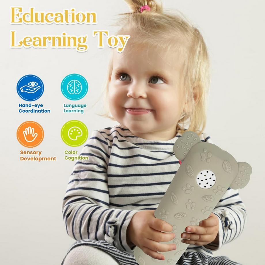 Activity-board  Ferngesteuertes Babyspielzeug, Musikspielzeug für Babys mit Englisch/Französisch/Spanisch, Lernspielzeug mit Liedern und Geräuschen 