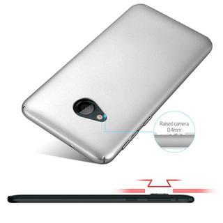 Cadorabo  Hülle für HTC U PLAY Hard Case in Metall Optik 