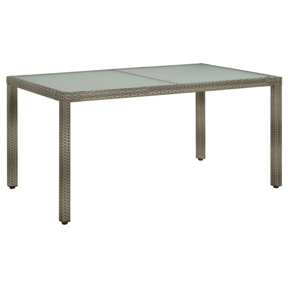 Table de jardin rotin synthétique