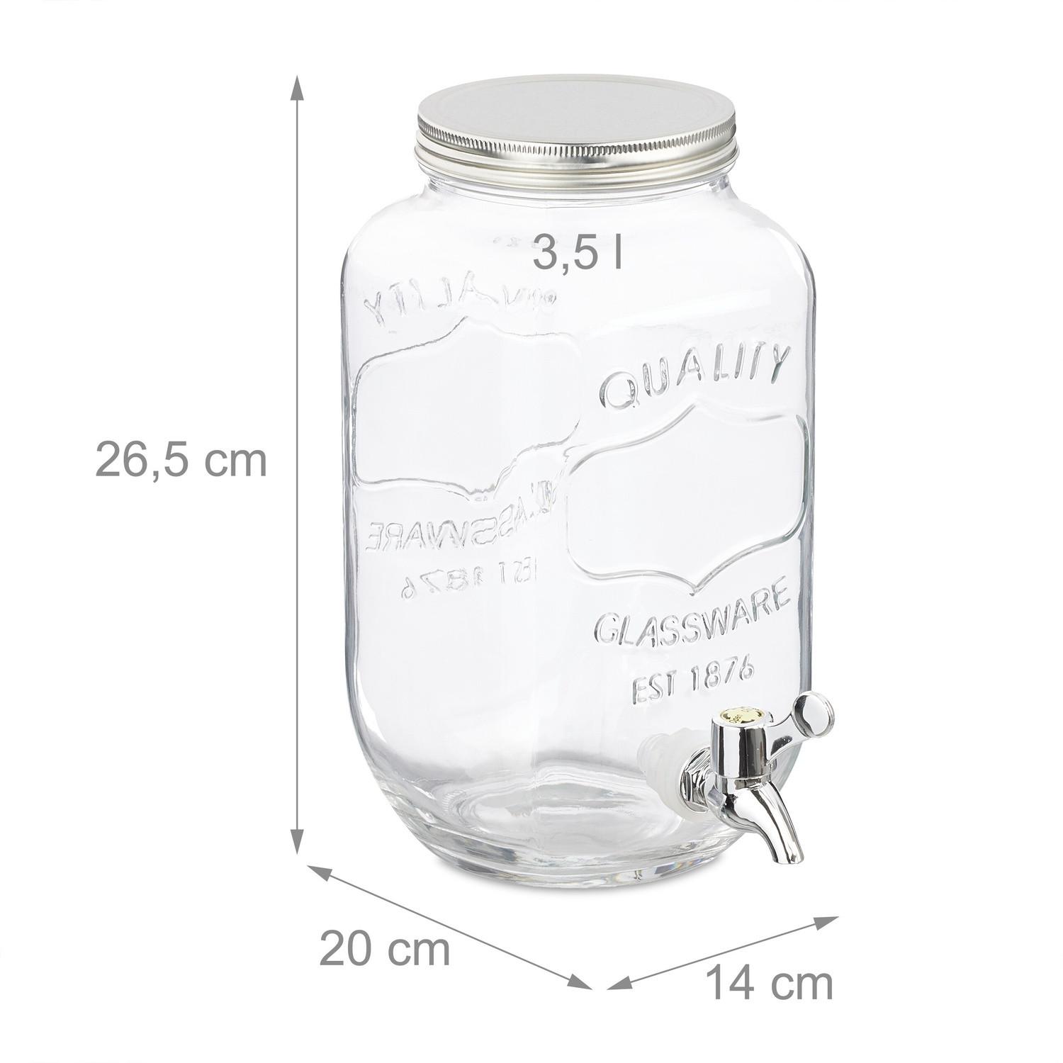 Northio Distributore di bevande da 3,5 litri in confezione da 2  