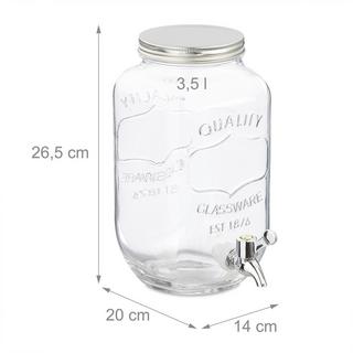 Northio Distributore di bevande da 3,5 litri in confezione da 2  