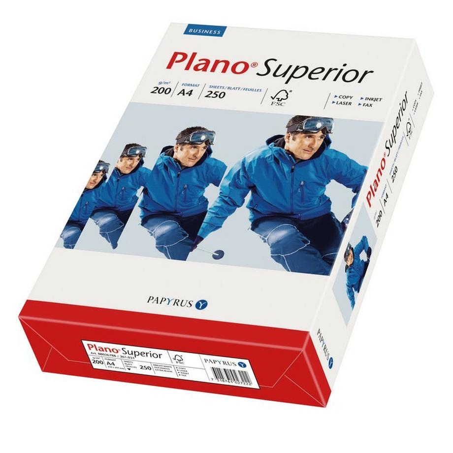PAPYRUS Kopierpapier Plano Superior A4, 250 Blatt