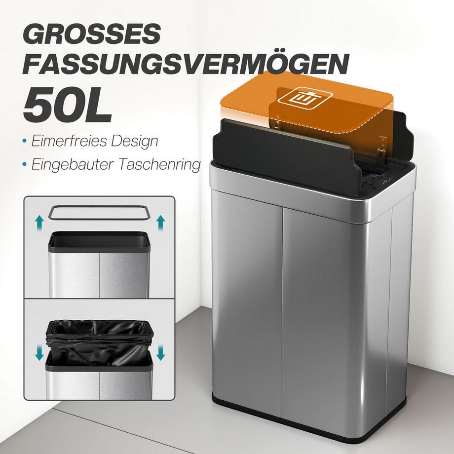 HOMCOM Sensor Mülleimer  