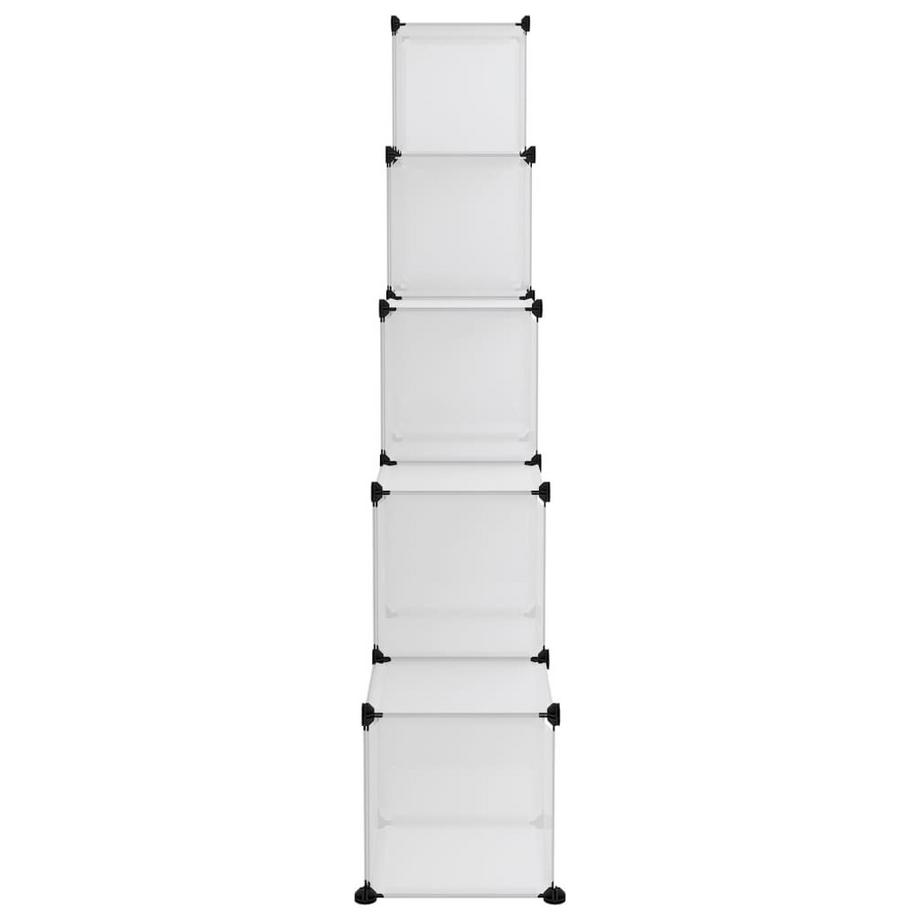 VidaXL organizzatore portaoggetti a cubi Polipropilene  