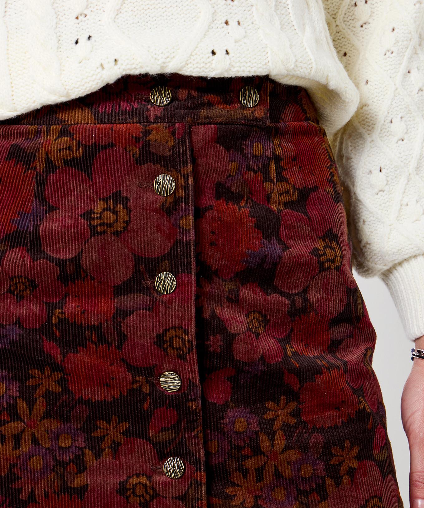 Joe Browns Blumenmuster Cord Minirock  