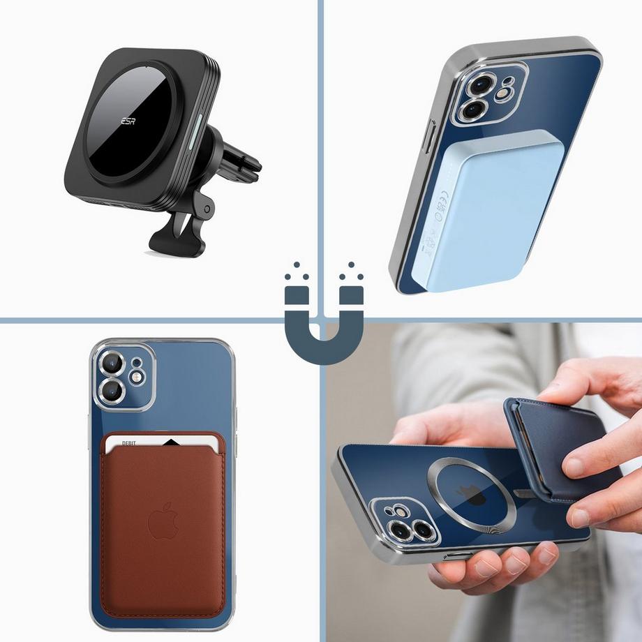 Avizar  Cover MagSafe iPhone 12 silicone 