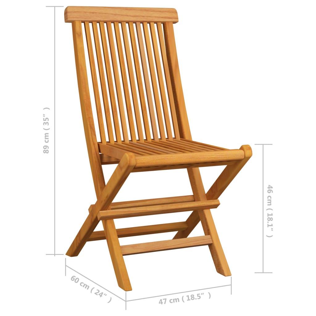 VidaXL sedia da giardino Teak riciclato  