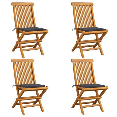 VidaXL sedia da giardino Teak riciclato  