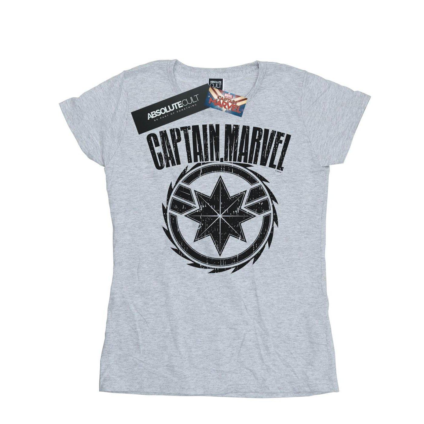 Image of Captain Blade Emblem Tshirt Damen Grau L