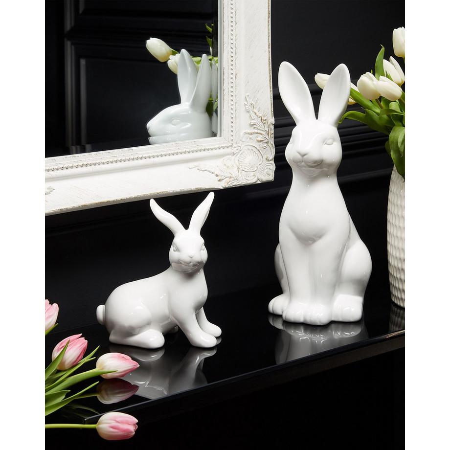 Beliani Dekofigur aus Keramik Klassisch PAIMPOL  