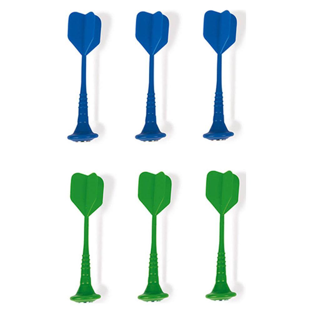 Image of Spiele Dartpfeile Magnetisch Grün/blau (6teile) Unisex ONE SIZE