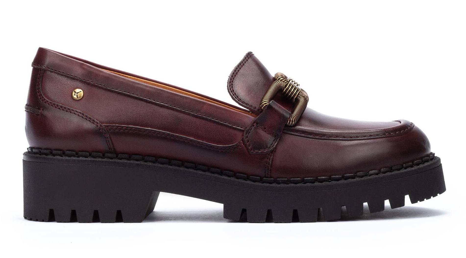 Image of Aviles - Leder Pump Damen Rot 37