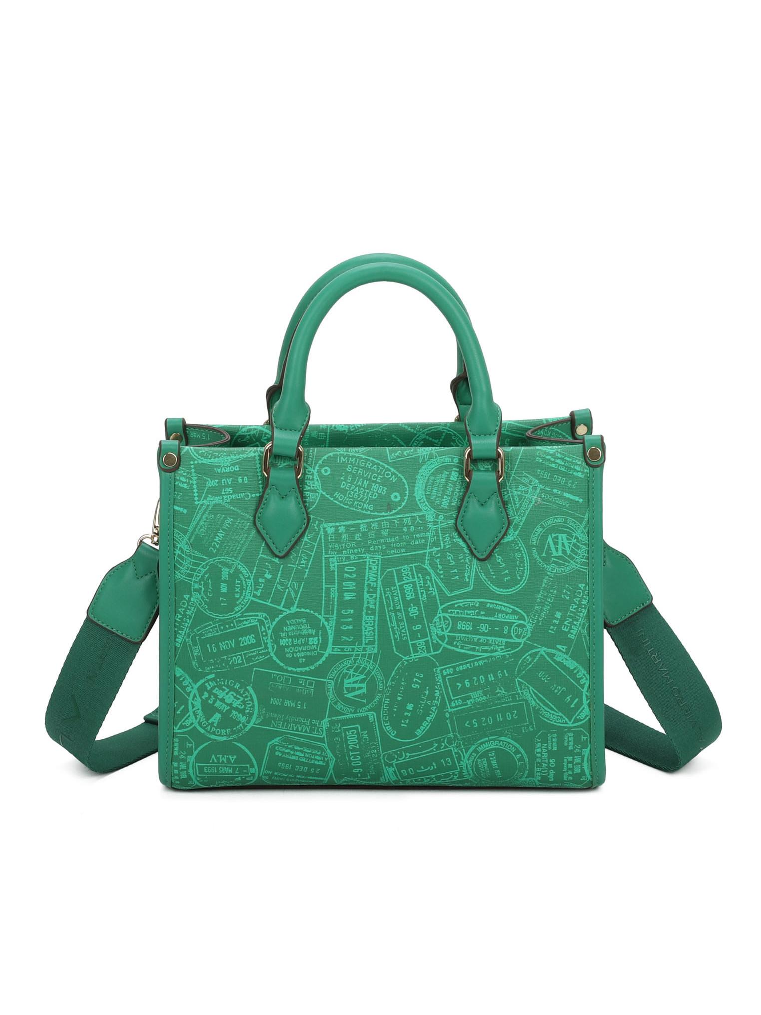 ALV by Alviero Martini Borsa a mano Stampa Timbro Passaporto  