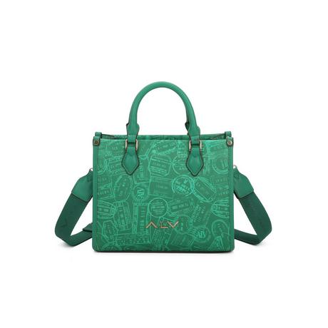 ALV by Alviero Martini Borsa a mano Stampa Timbro Passaporto  