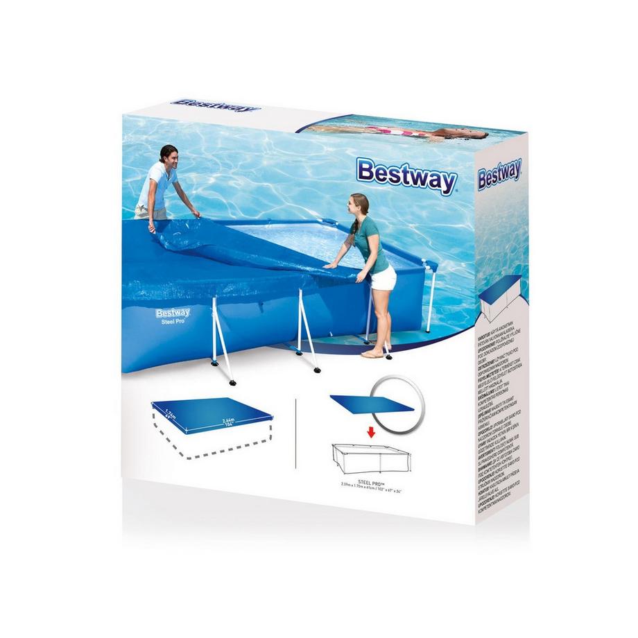 B2X  Copertura per piscina con cornice 259 x 170 cm Bestway 58105 