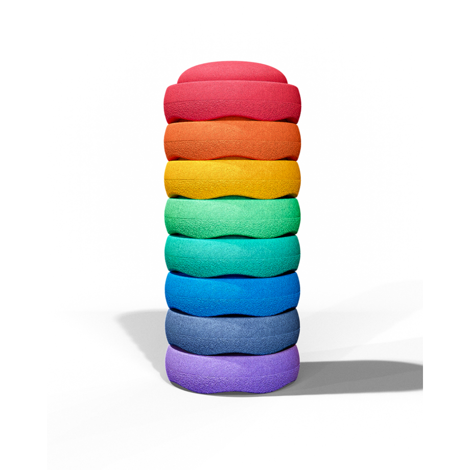Stapelstein  Brique à empiler Rainbow classique 8 (8 pièces), Stapelstein 